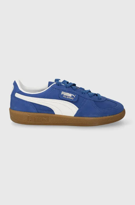 Puma sneakersy zamszowe Palermo Cobalt Glaze kolor niebieski 396463