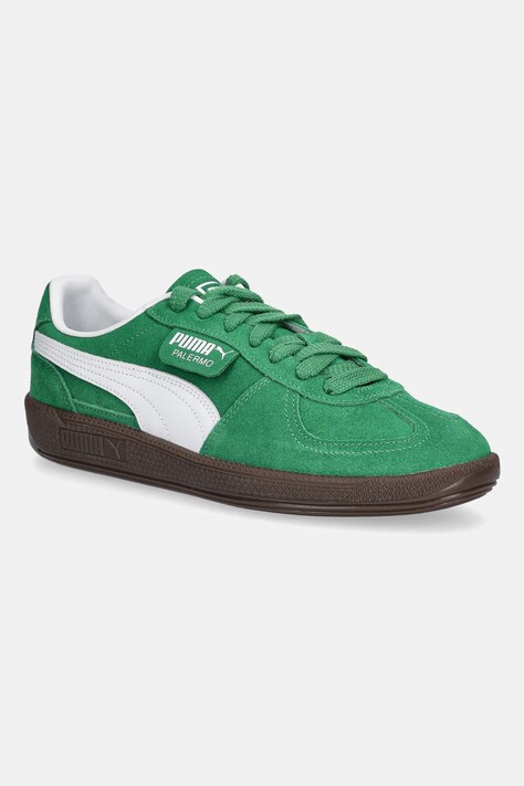 Puma sneakersy zamszowe Palermo Cobalt Glaze kolor zielony 396463