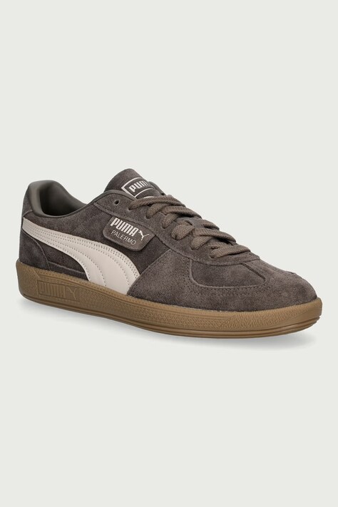 Puma Palermo sneakersy zamszowe brązowe 396463