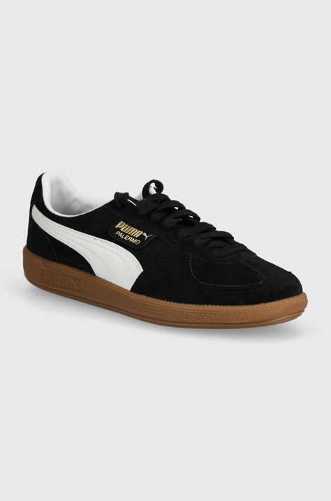 Semišové sneakers boty Puma Palermo Cobalt Glaze černá barva, 396463