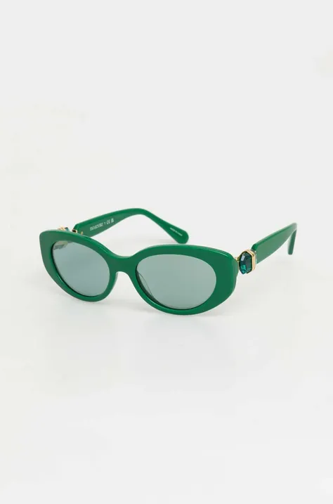 Солнцезащитные очки Swarovski 5679539 LUCENT цвет зелёный