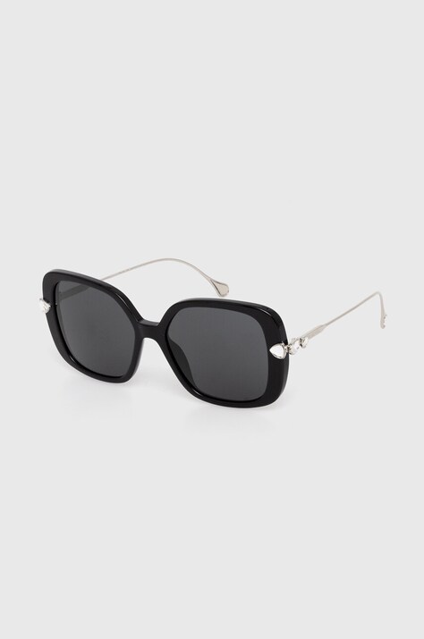 Swarovski okulary przeciwsłoneczne 5679543 MESMERA kolor czarny