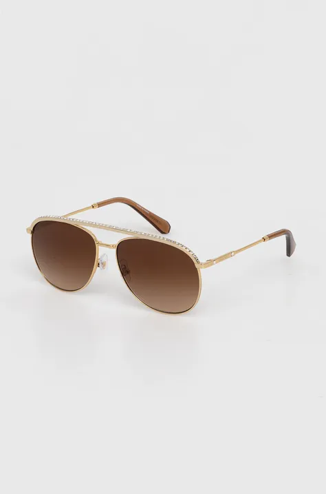Сонцезахисні окуляри Swarovski 5679666 ORBITA колір коричневий
