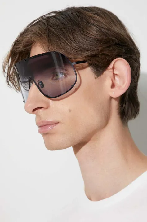 Сонцезахисні окуляри Rick Owens колір чорний