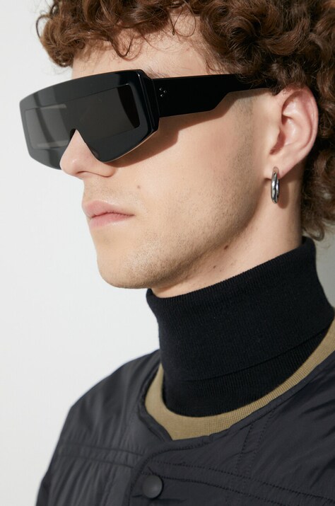 Γυαλιά ηλίου Rick Owens χρώμα μαύρο RG0000007.GBLKB.0909