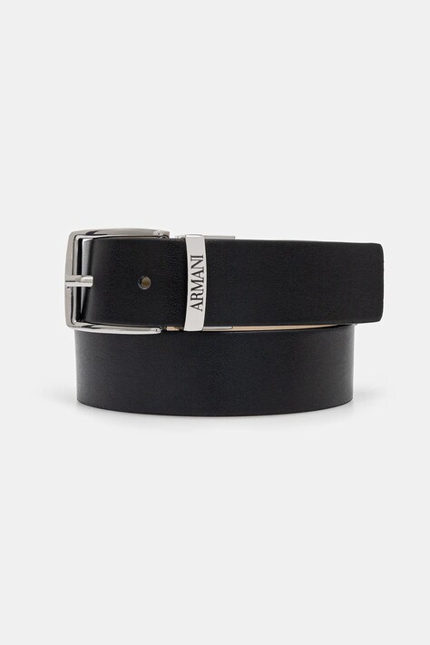 Oboustranný dětský pásek Emporio Armani černá barva