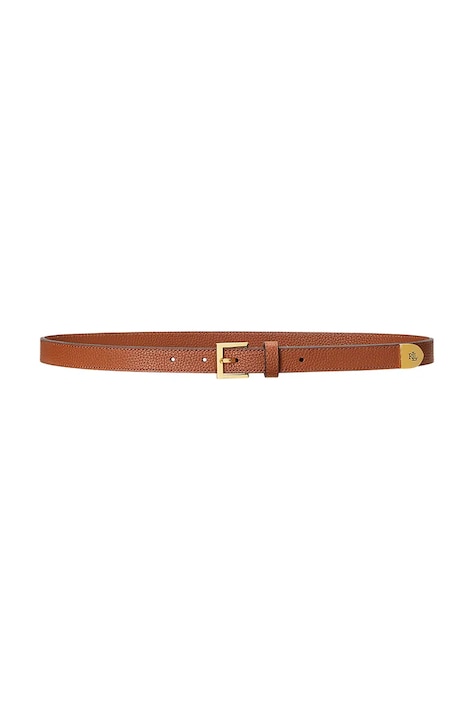 Lauren Ralph Lauren pásek dámský kožený hnědý 412912036