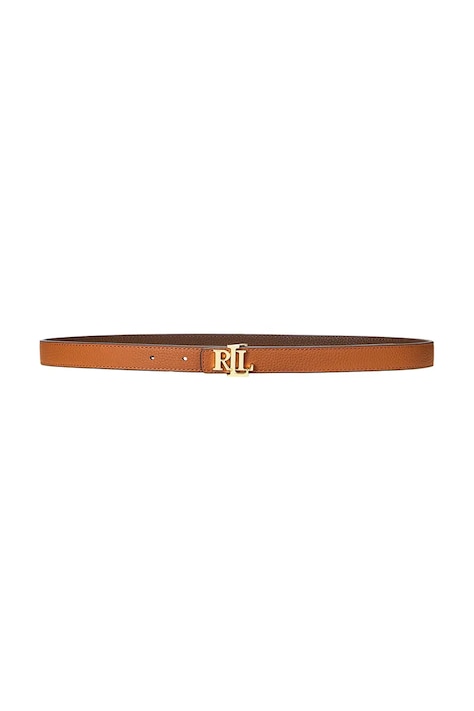 Lauren Ralph Lauren curea reversibilă pentru femei din piele maro 412912038