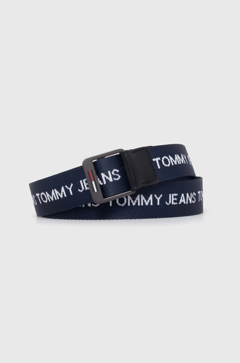 Remen Tommy Jeans za muškarce, boja: tamno plava