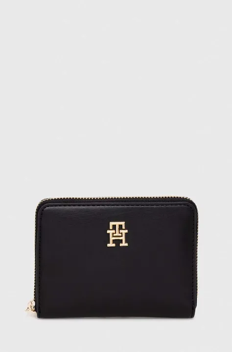 Πορτοφόλι Tommy Hilfiger χρώμα: μαύρο