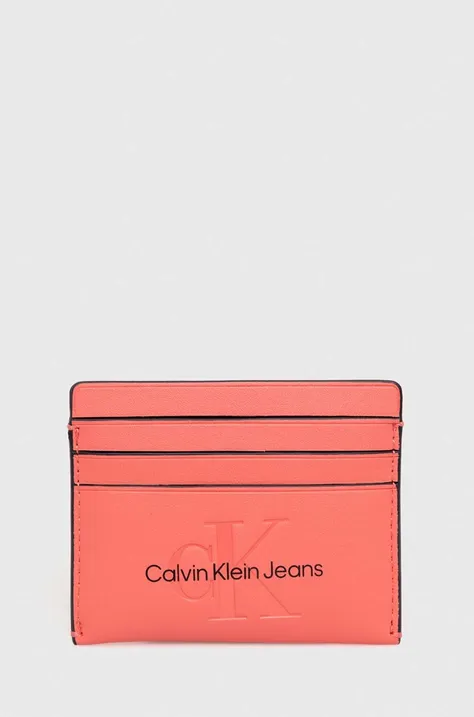 Calvin Klein Jeans portfel kolor różowy