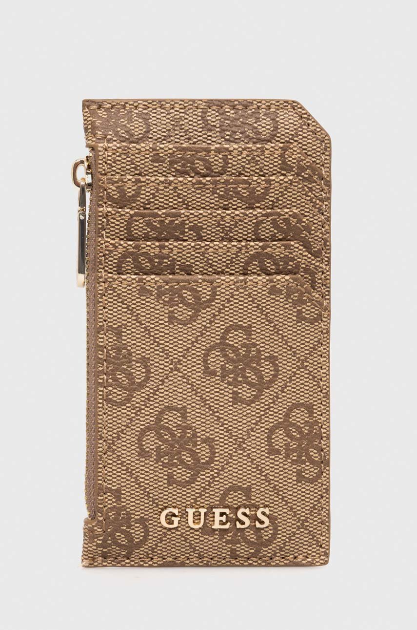 Peněženka Guess AIETA béžová barva, RW1571 P3301