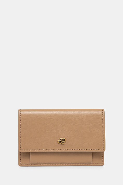 By Malene Birger portofel de piele femei, culoarea bej