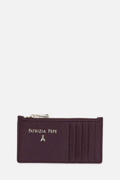 Patrizia Pepe portafoglio in pelle donna colore nero CQ9105 L001