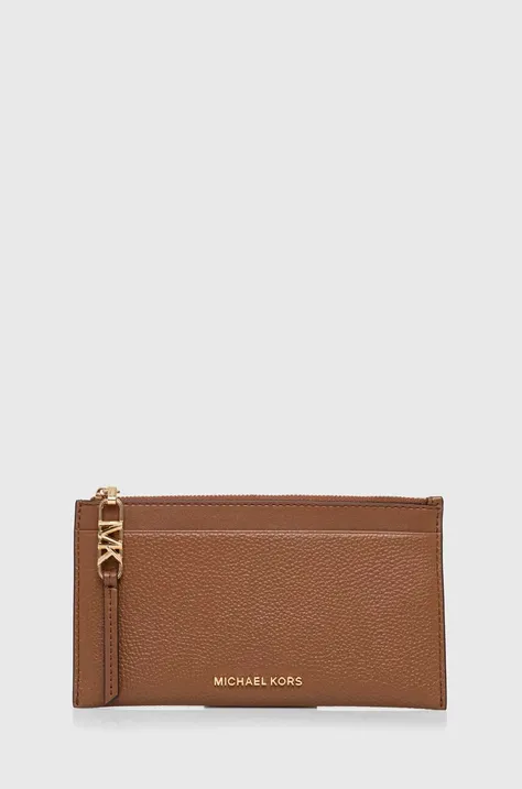 Кожаный кошелек MICHAEL Michael Kors женский цвет коричневый