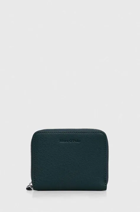 Kožená peňaženka Marc O'Polo dámsky, zelená farba