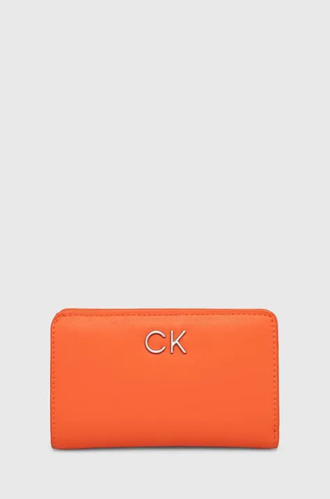 Гаманець Calvin Klein жіночий колір помаранчевий