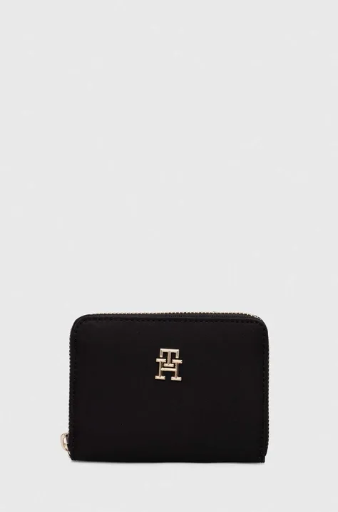 Πορτοφόλι Tommy Hilfiger χρώμα: μαύρο
