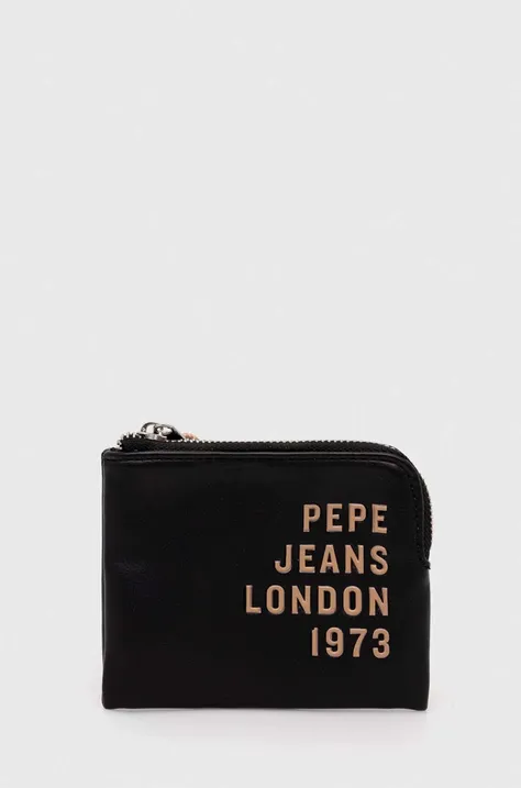 Denarnica Pepe Jeans ženski, črna barva