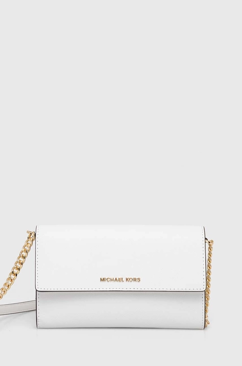 MICHAEL Michael Kors borsa a mano in pelle colore bianco