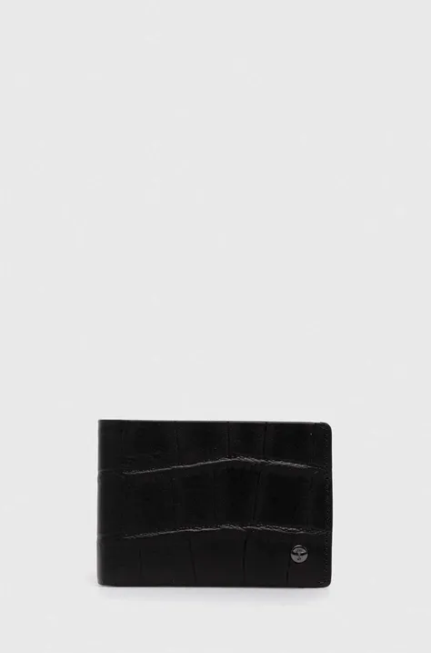 Kožená peňaženka Joop! pánsky, čierna farba