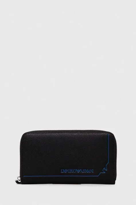 Emporio Armani portfel męski kolor czarny