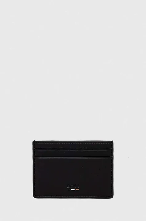 Чохол на банківські карти BOSS колір чорний