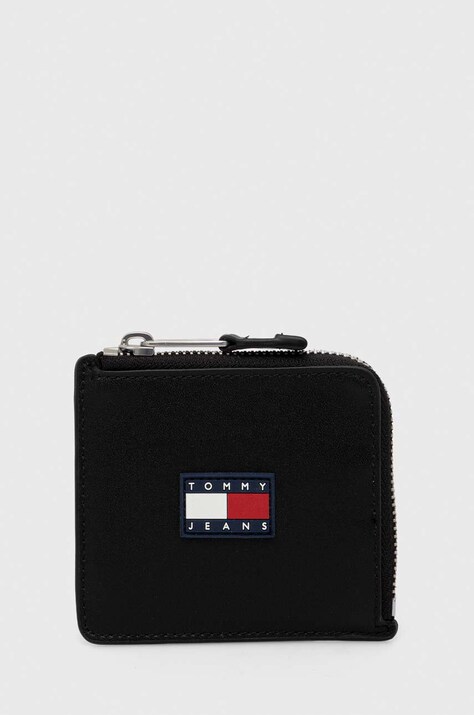 Peněženka Tommy Jeans černá barva