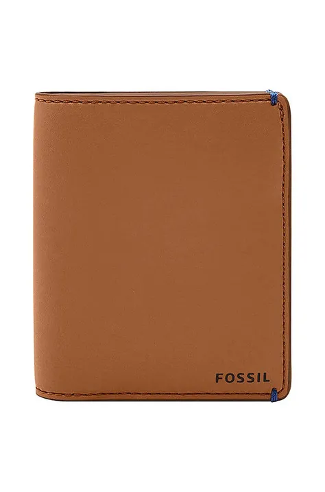 Πορτοφόλι Fossil χρώμα: καφέ