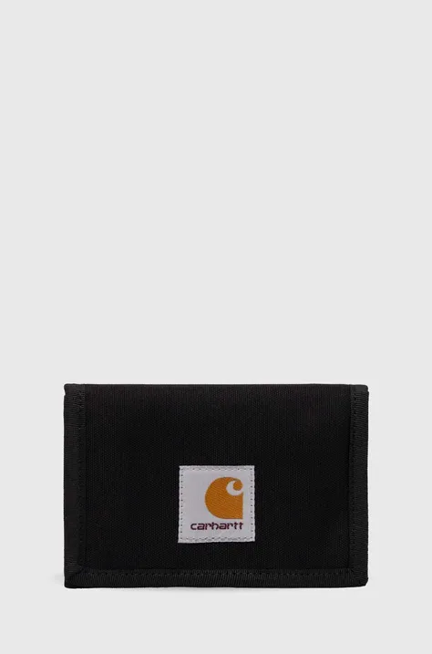 Peňaženka Carhartt WIP čierna farba