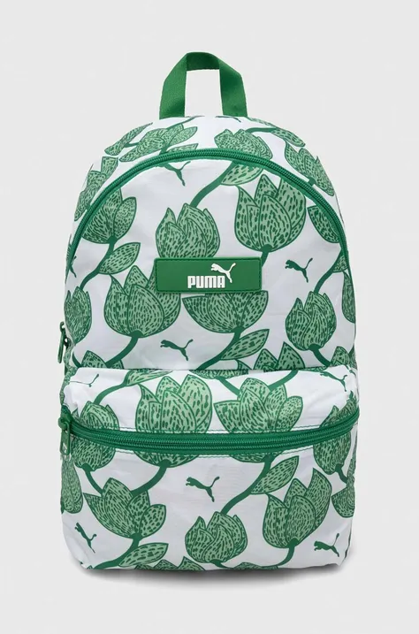 Рюкзак Puma женский цвет зелёный маленький узорный