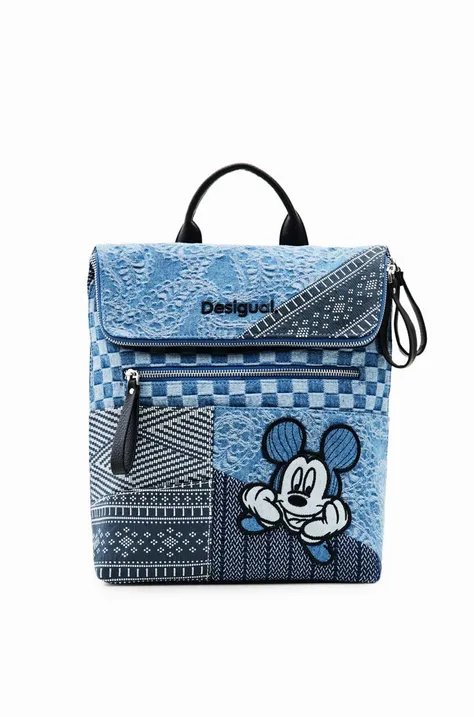 Desigual plecak x Disney damski kolor niebieski duży wzorzysty