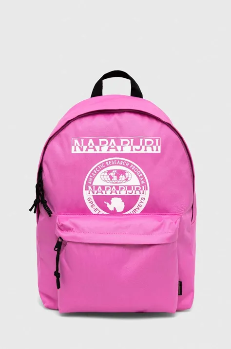 Рюкзак Napapijri женский цвет розовый большой с принтом