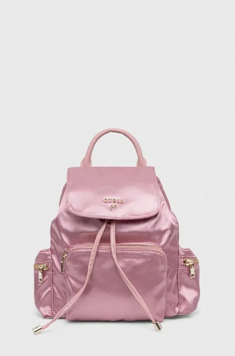 Дитячий рюкзак Guess колір рожевий малий однотонний
