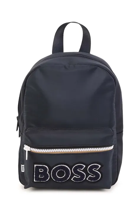 Дитячий рюкзак BOSS колір синій малий з принтом