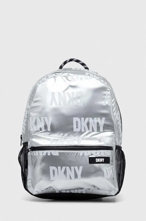 Дитячий рюкзак Dkny колір сірий малий з аплікацією