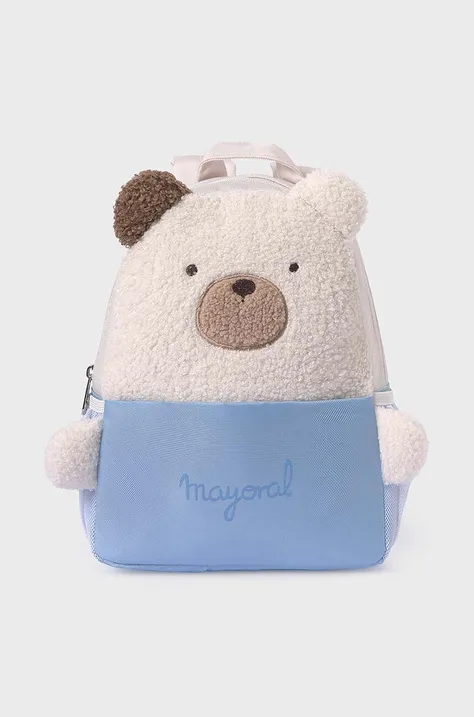 Mayoral Newborn plecak dziecięcy kolor niebieski mały wzorzysty