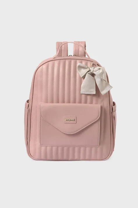 Рюкзак Mayoral Newborn цвет розовый большой однотонный