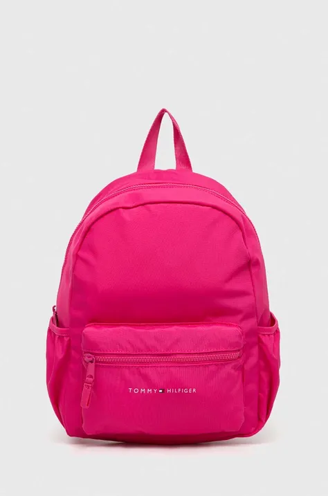 Tommy Hilfiger plecak dziecięcy kolor różowy mały gładki