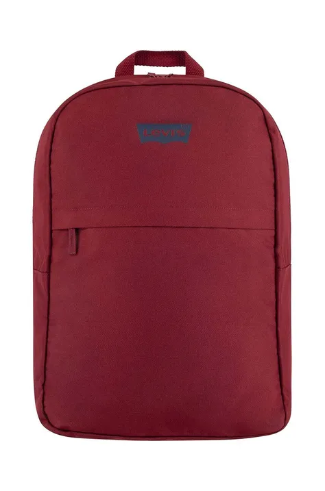 Дитячий рюкзак Levi's колір червоний малий з принтом