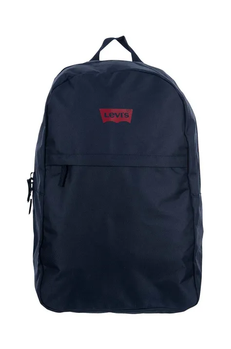 Levi's plecak dziecięcy kolor niebieski mały z nadrukiem