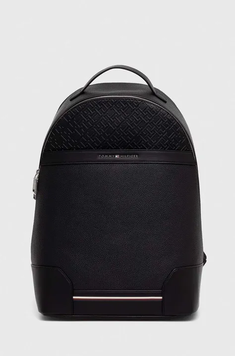 Рюкзак Tommy Hilfiger чоловічий колір чорний великий однотонний