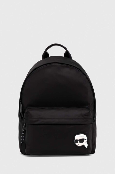 Karl Lagerfeld rucsac K/IKONIK bărbați, culoarea negru, mare, cu imprimeu