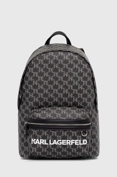 Рюкзак Karl Lagerfeld мужской цвет чёрный большой узорный