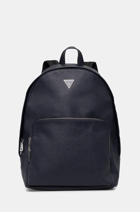 Guess rucsac barbati, culoarea albastru marin, mare, neted
