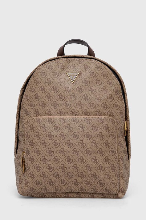 Рюкзак Guess мужской цвет бежевый большой узорный