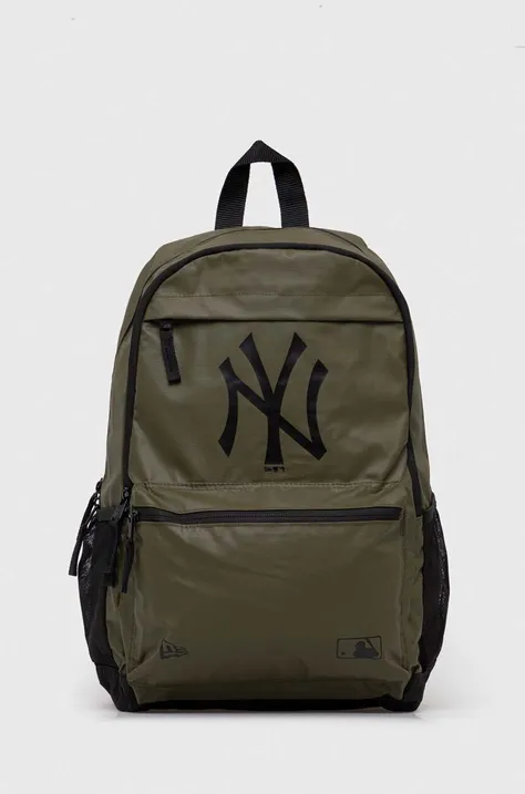 New Era plecak kolor zielony duży wzorzysty NEW YORK YANKEES