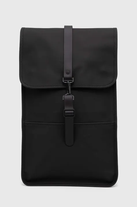 Раница Rains 13000 Backpacks в черно голям размер с изчистен дизайн