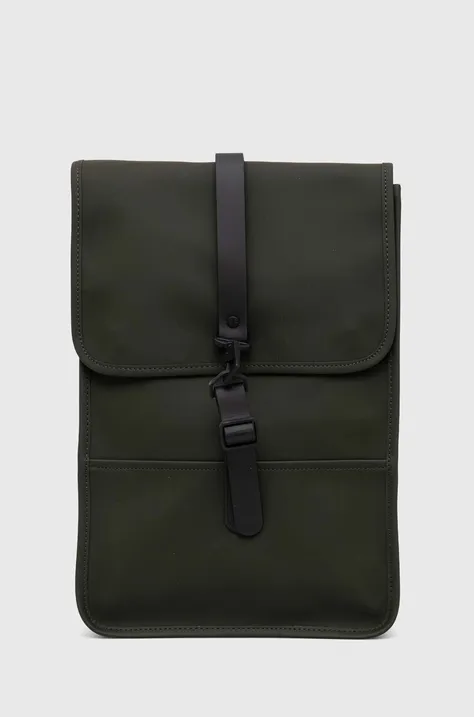 Rains plecak 13020 Backpacks kolor zielony duży gładki