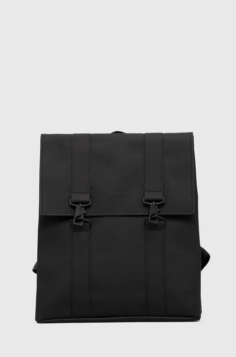 Раница Rains 13300 Backpacks в черно голям размер с изчистен дизайн